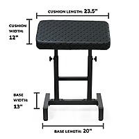 Adjustable XXL Arm Rest Diamond Stitch Premium 3 inch High Density Padding
