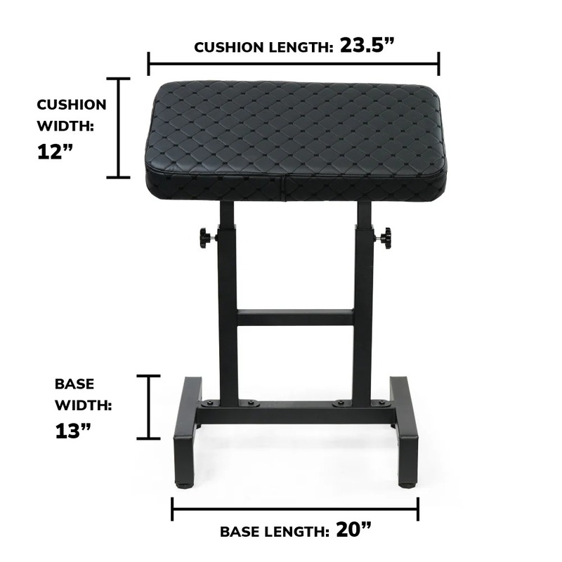 Adjustable XXL Arm Rest Diamond Stitch Premium 3 inch High Density Padding