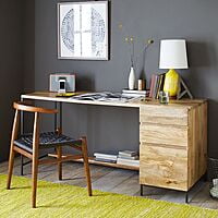 Oliver Three Drawer Study Desk Oliver Three Drawer Study Desk