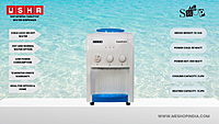Infographic image of Usha Instafresh Table Top water dispenser Infographic image of Usha Instafresh Table Top water dispenser