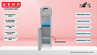 Infographic image of Usha Aquagenie water dispenser with Storage cabinet Infographic image of Usha Aquagenie water dispenser with Storage cabinet