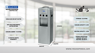 Infographic Picture of Blue Star BWD3FMRGA Water Dispenser Infographic Picture of Blue Star BWD3FMRGA Water Dispenser