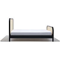 Marlo Platina Rattan Bed In Charcoal - King Size Marlo Platina Rattan Bed In Charcoal - King Size