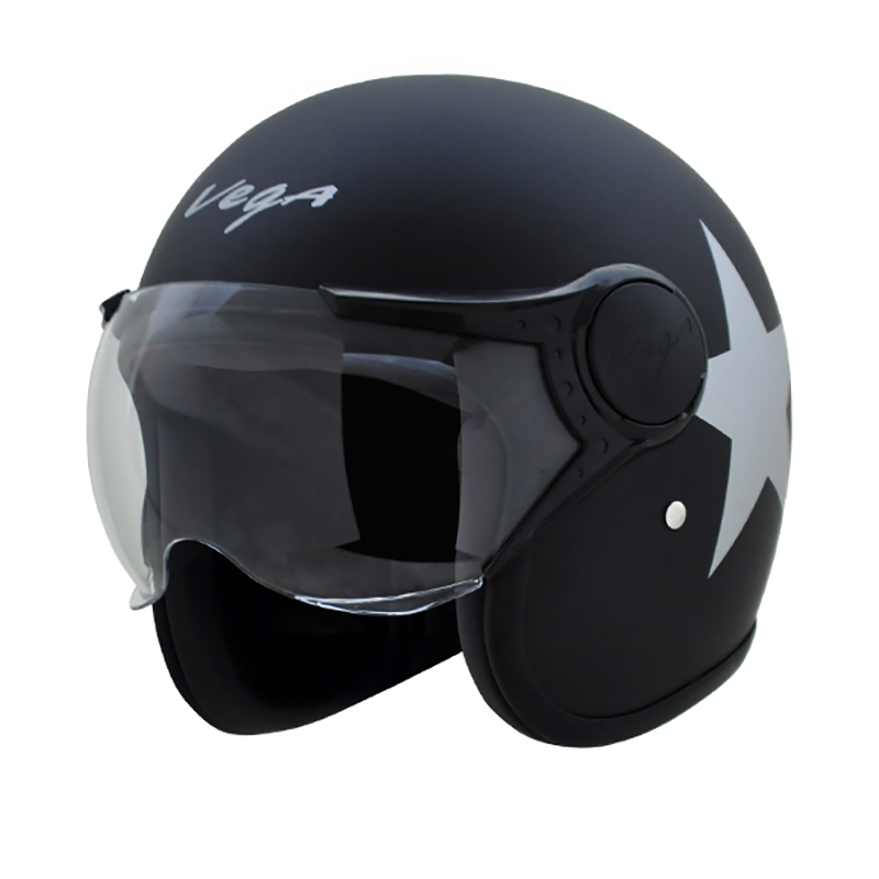 VEGA JET STAR DULL BLACK SILVER L