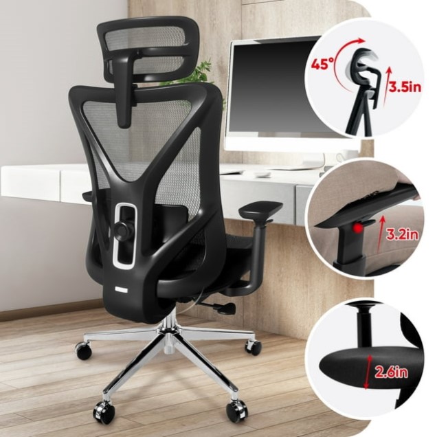 DELI KF230 EXE.H/BACK ERGONOMIC MESH CHAIR DELI KF230 EXE.H/BACK ERGONOMIC MESH CHAIR