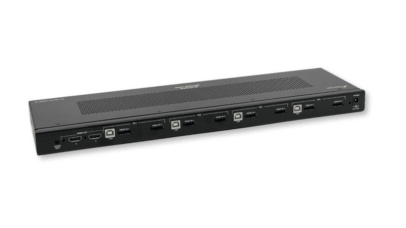 BLOCKER Secure KVM Dual Head 4 ports HDMI