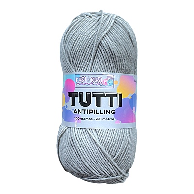Lana Acrílica Tutti Col 433 Gris Claro Paquete X 5 ovillos X 100 gramos