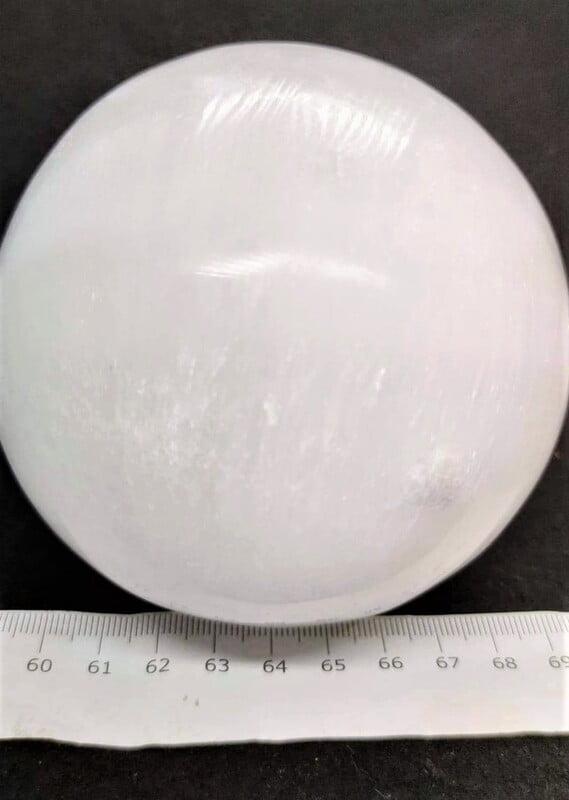 Large Selenite Sphere (India) 95mm