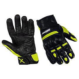 AXOR GLOVES F/F SPYDER BLACK NEON YELLOW XL