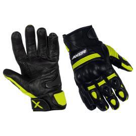 AXOR GLOVES F/F SPYDER BLACK NEON YELLOW XL