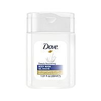 DOVE Amenities, Deeply Nourishing Body Wash 30mL/1.01oz Bottle - 192/Case DOVE Amenities, Deeply Nourishing Body Wash 30mL/1.01oz Bottle - 192/Case