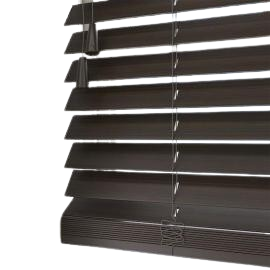 Fauxwood blind brown 50MM 60*100