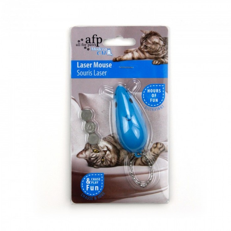 ALL FOR PAWS LASER MOUSE - BLUE (CAT TOY) ALL FOR PAWS LASER MOUSE - BLUE (CAT TOY)