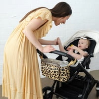 PEEK A BOO STROLLER ORGANIZER- LEOPARD PEEK A BOO STROLLER ORGANIZER- LEOPARD
