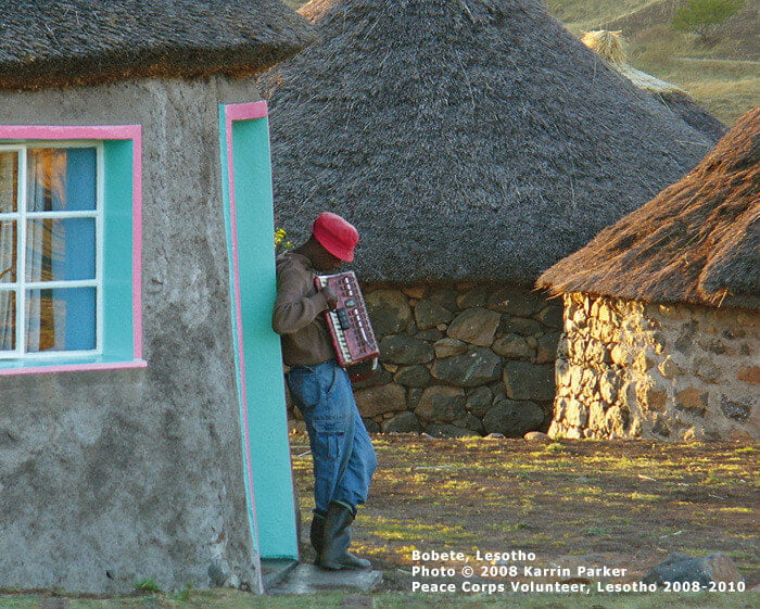 Lesotho Musician Notecard Lesotho Musician Notecard