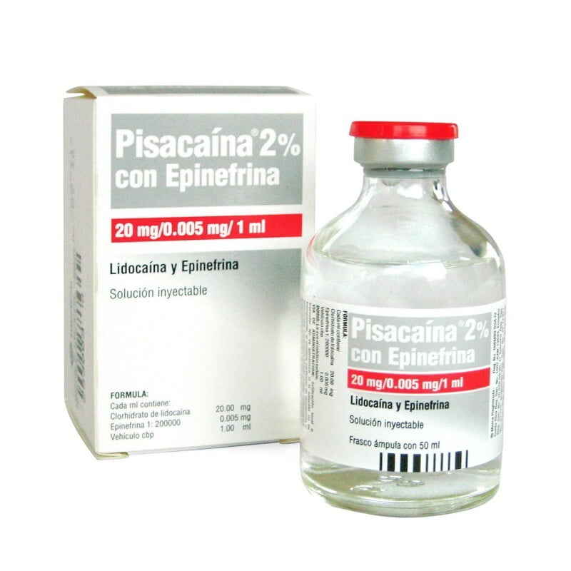 Lidocaína 2% con Epinefrina 50 ml Lidocaína 2% con Epinefrina 50 ml