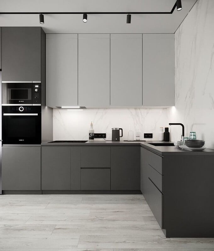 ONE SKIN PANELS-LIGHT GREY/SUPERMATT/18MM