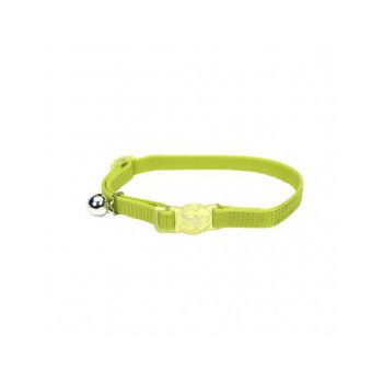Coastal 3/8" SafeCat Nylon Breakaway Collar Lime Coastal 3/8" SafeCat Nylon Breakaway Collar Lime