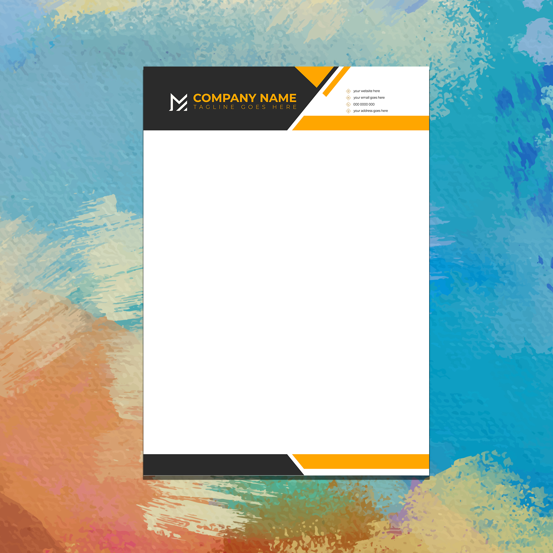 Pack of 100 – Premium 32 lb Letter Size Sheets with Full Color Printing (8.5" x 11")