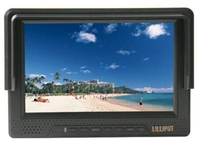 Lilliput 668GL-70NP/H/Y - 7" HDMI field monitor - with built in battery