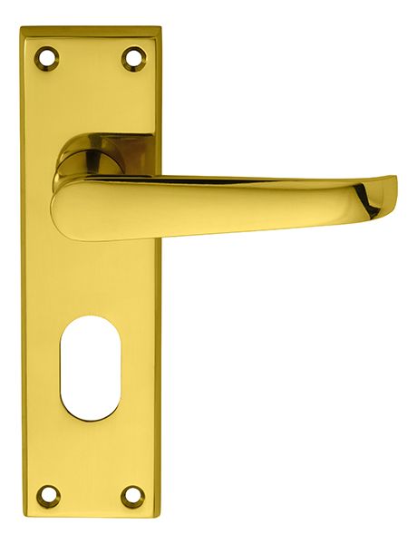 Carlisle Brass Victorian Lever on Backplate Handles