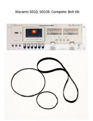 Marantz 5010, 5010B Complete Cassette Belt Kit Marantz 5010, 5010B Complete Cassette Belt Kit