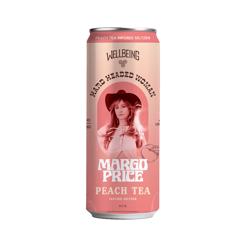 Margo Price Seltzer - 5mg THC + 5mg CBD | Case of 24, 12 oz cans Margo Price Seltzer - 5mg THC + 5mg CBD | Case of 24, 12 oz cans