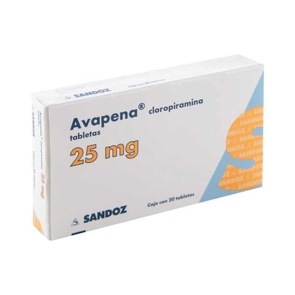 AVAPENA 20 TABLETAS CAJA AVAPENA 20 TABLETAS CAJA