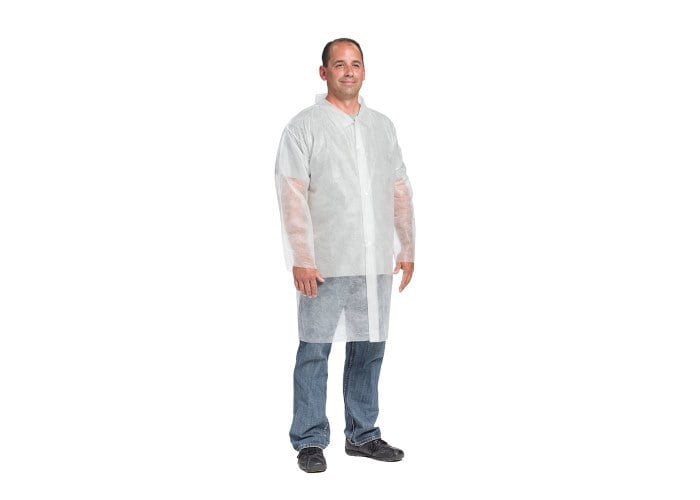 Bata de laboratorio reutilizable para trabajo y uso general Bata de laboratorio reutilizable para trabajo y uso general