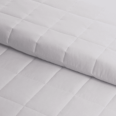 Colcha Blanca Tipo Duvet Individual 66" x 90"
