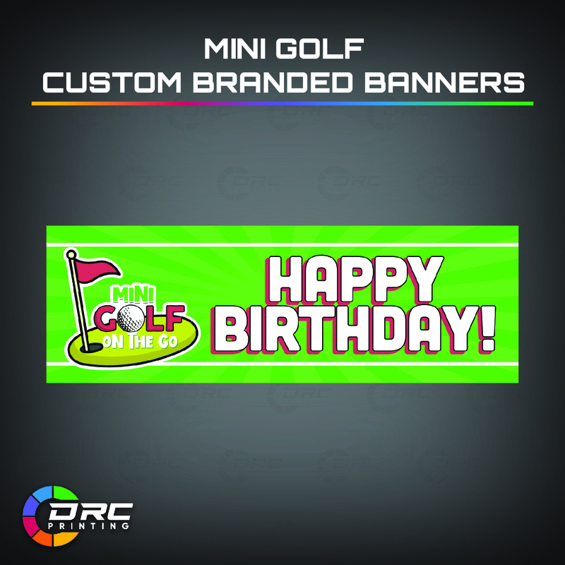 Mini Golf Branded Banner