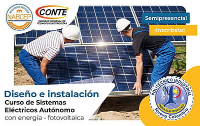 Curso Técnico en Instalación de Energía Solar Fotovoltaica en Colombia – Certifícate con CONTE y NABCEP