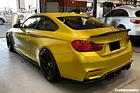 BMW M3 F80 & M4 F82 KNF Style Carbon Fiber Rear Diffuser with LED Light (2014–2020)