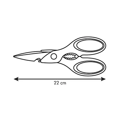 مقص متعدد الاستخدامات تيسكوما، 22 سم