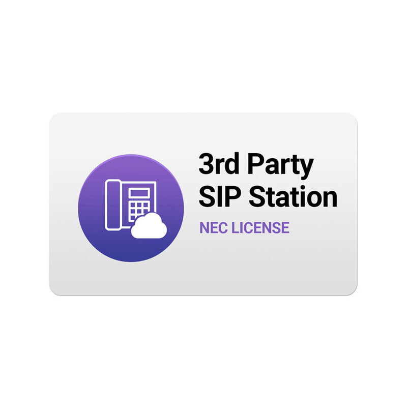 SIP 3rd Party 1-Port Station License SIP 3rd Party 1-Port Station License