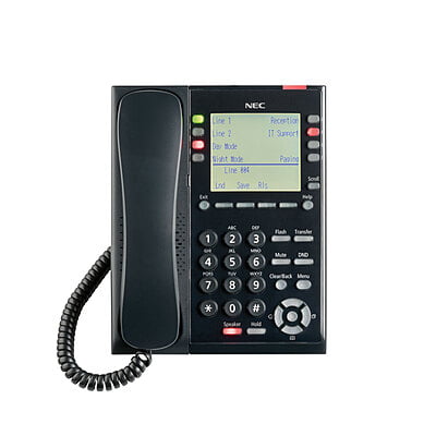 IP Self-Labeling Telephone (Black) W/O Patch Cord IP Self-Labeling Telephone (Black) W/O Patch Cord
