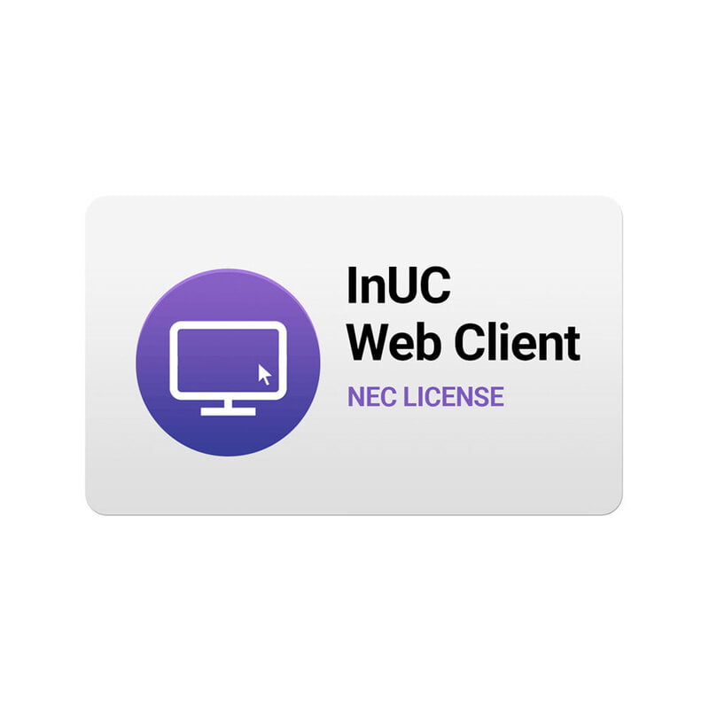 NEC SL2100 1-Port InUC Web Client License BE117552 NEC SL2100 1-Port InUC Web Client License BE117552