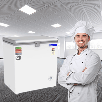 Blue Star CF4-180NEQW Deep Freezer with Storage Baskets Blue Star CF4-180NEQW Deep Freezer with Storage Baskets