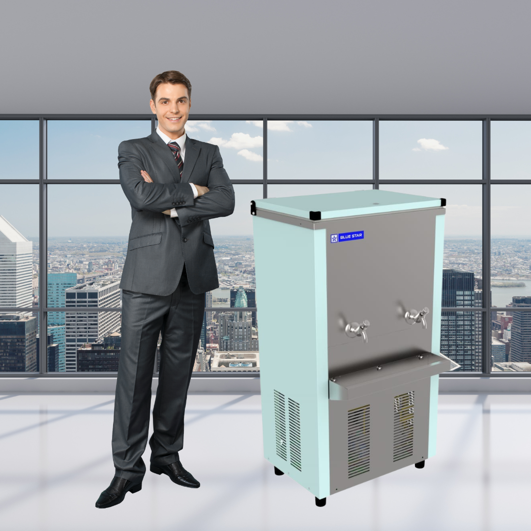 Large capacity Blue Star SWC6080PS water cooler, ideal for busy spaces. Large capacity Blue Star SWC6080PS water cooler, ideal for busy spaces.