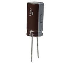 330uF, 100V Aluminum Electrolytic Radial Capacitor