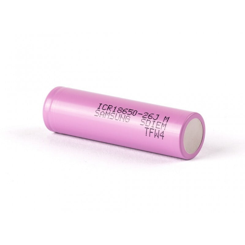 Samsung Original 3.6V 2600mAh 18650 Rechargeable battery (Pack of 1) Samsung Original 3.6V 2600mAh 18650 Rechargeable battery (Pack of 1)