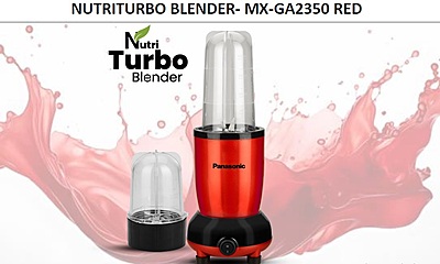 Panasonic Nutri Turbo Blender MX-GA2350 Red Panasonic Nutri Turbo Blender MX-GA2350 Red