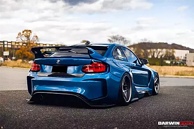 BMW M2 F87 & 2 Series F22 VR Style Carbon Fiber Roof Spoiler | 2014–2021