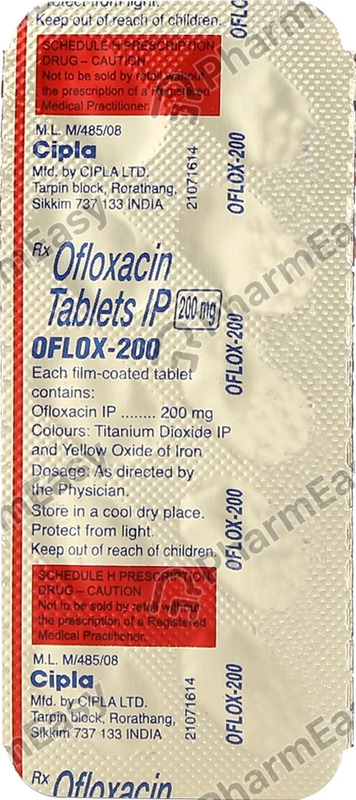 OFLOX 200MG TAB 10`S OFLOX 200MG TAB 10`S