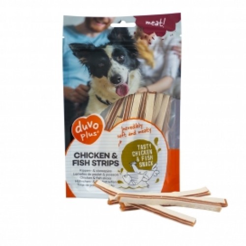 DUVO+ DOG SNACK CHICKEN&FISH STRIPS 80G (11950) DUVO+ DOG SNACK CHICKEN&FISH STRIPS 80G (11950)