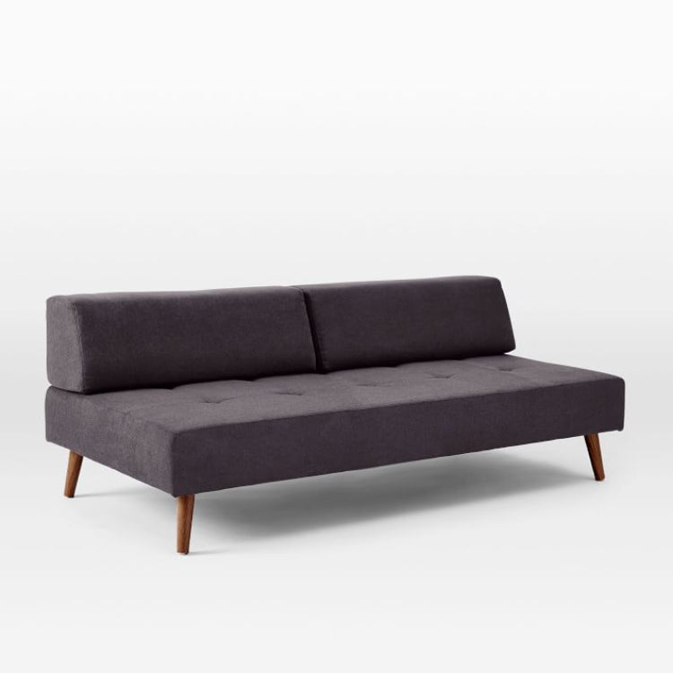Retro Sofa In Dark Grey - Three Seater Retro Sofa In Dark Grey - Three Seater