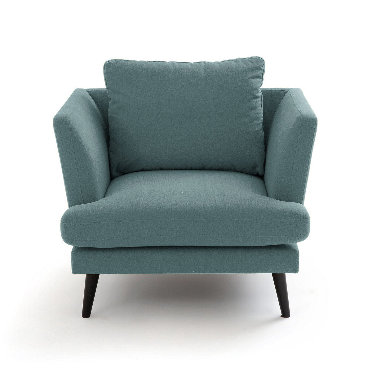 Contemporary Teal Fabric Armchair | Elegant Accent Chair Contemporary Teal Fabric Armchair | Elegant Accent Chair
