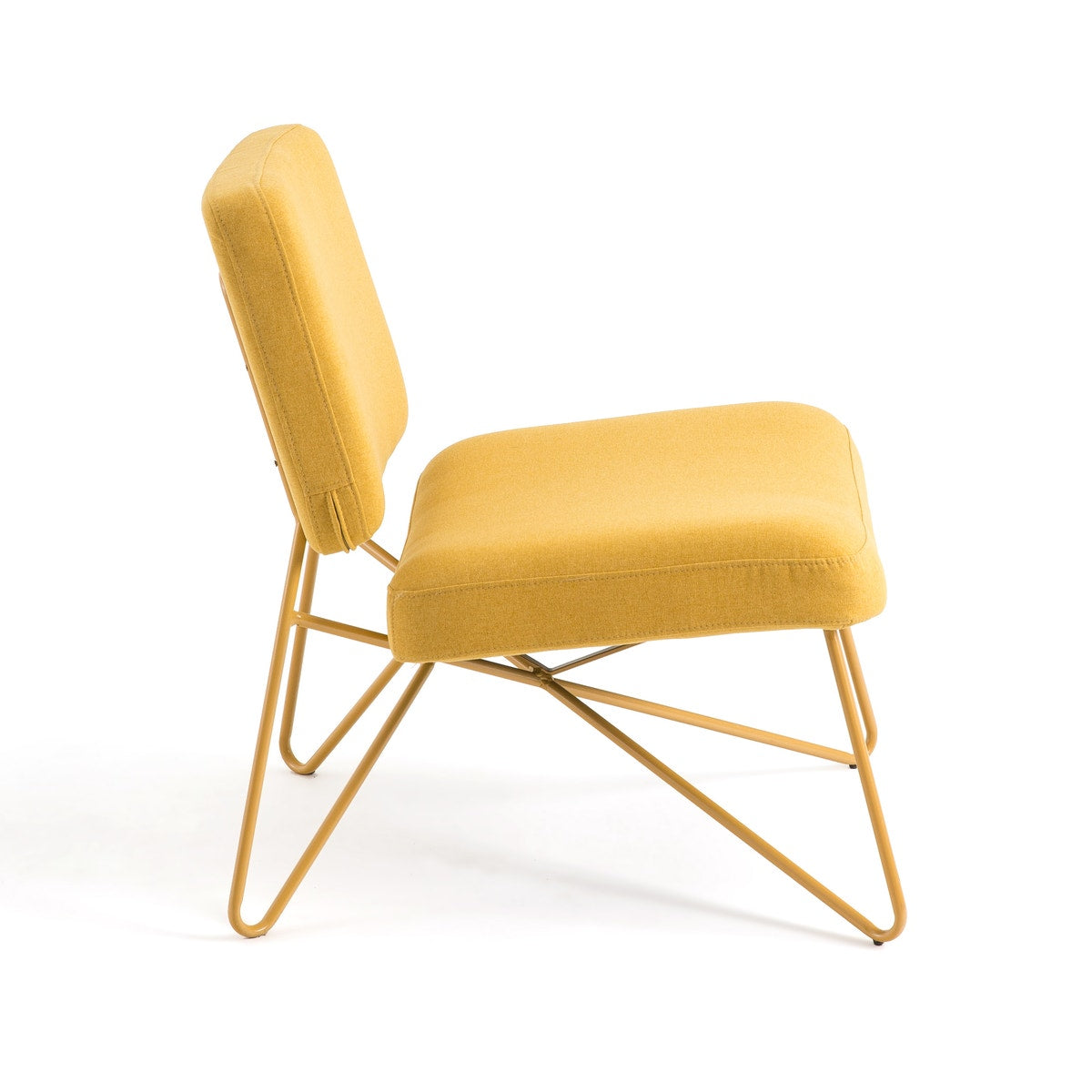 Hairpin Lounge Chair In Yellow Hairpin Lounge Chair In Yellow