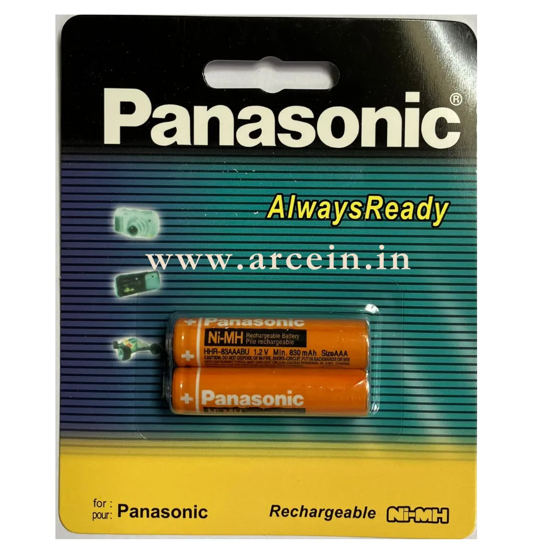 Panasonic AAA rechargeable battery for toys,cordless phones