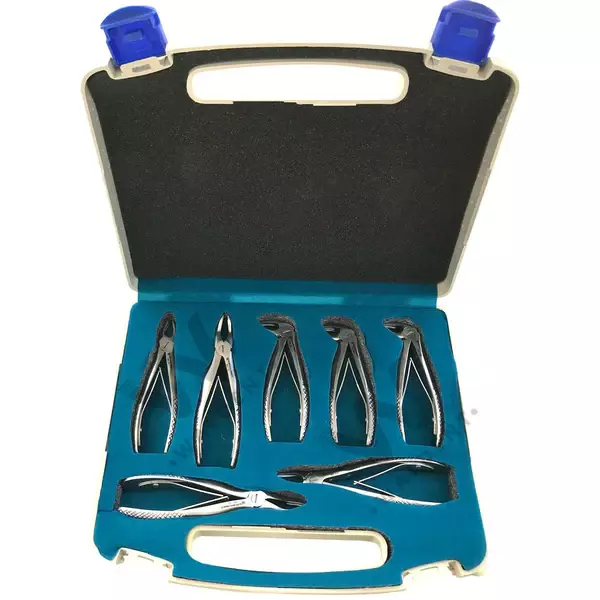 Waldent Pedo Extraction Forceps Kit Set of 7 (K1/2) Waldent Pedo Extraction Forceps Kit Set of 7 (K1/2)